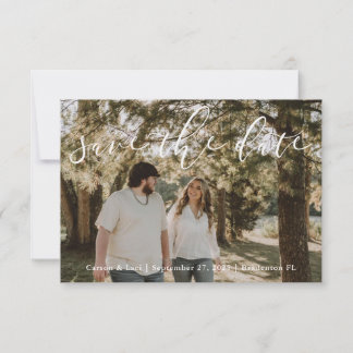 "Rustic Personlig Bröllop spara datum Spara Datumet