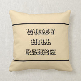 Rustic Personlig Farm & Ranch  Kudde