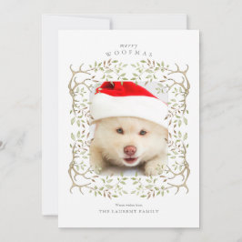 Rustic Pet Woodland Antler WAN Photo Julkort