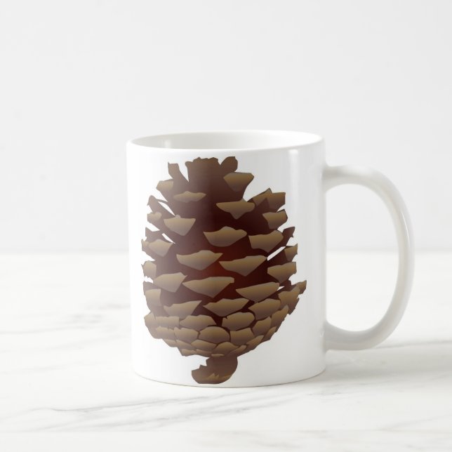 Rustic Pinecone Kaffemugg (Höger)