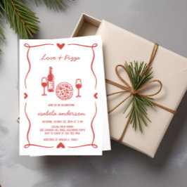 Rustic Pizza & Vin Möhippa Inbjudan