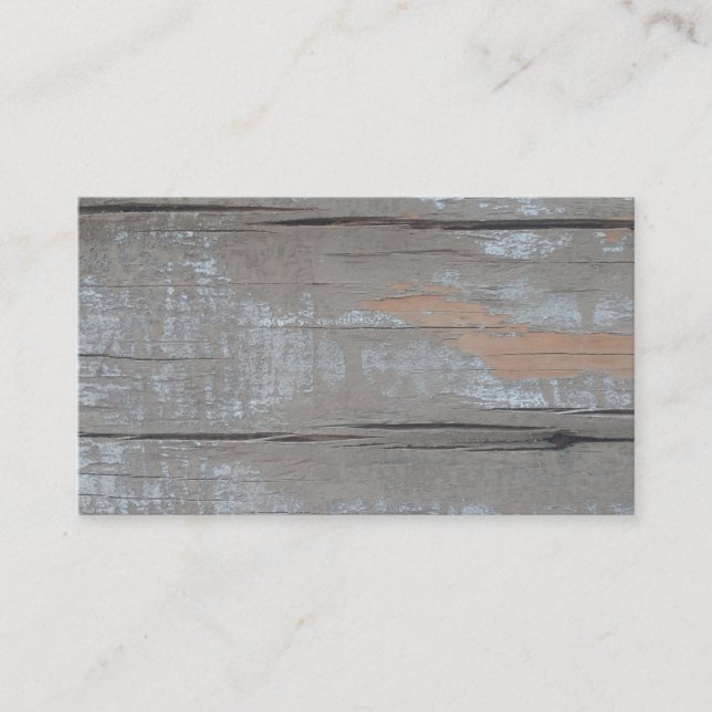 rustic planks visitkort (Framsida)