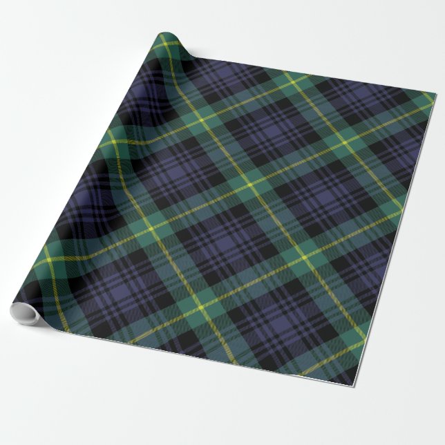 Rustic Play Classic Tartan Presentpapper (Utrullad)