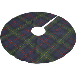 Rustic Play Elegant Classic Helgdag Tartan Julgransmatta Borstad Polyester