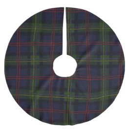 Rustic Play Elegant Classic Helgdag Tartan Julgransmatta Borstad Polyester
