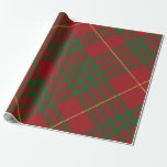 Rustic Play Elegant MacTavish Tartan Presentpapper<br><div class="desc">Lägg till en liten del av den klassiska julcharmen till dina presenter med vår festliga grönt tartan papper. Mönster är en perfekt för att slå in presenter av alla storlekar,  vilket skapar en glatt och nostalgisk oslagbar upplevelse.</div>