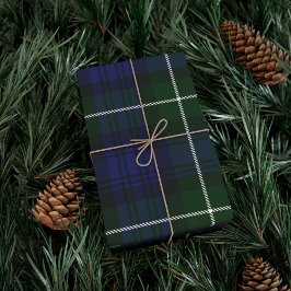 Rustic Play Grönt Campbell Militan Tartan Presentpapper
