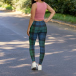 Rustic Play Klan Campbell Grönt Blue Tartan Leggings<br><div class="desc">Uppgradera din traditionella vintergarderoba med dessa djärva,  mörkare och kvalitetsmagasin med Campbell Scottish tartan plaid mönster. Underbar för helgdagar och perfekt för eventuell vinterverksamhet,  utbildning eller workout. Fantastisk Scottish Klan tartan design.</div>