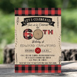Rustic Play Woodsy Vuxen 60:e Födelsedagsfesten Inbjudningar<br><div class="desc">Fira i stil med trendiget 60:e födelsedagsfest inbjudan. Den här designen är lätt att anpassa med din speciella händelsetext, och dina gäster kommer att bli glada när de tar emot dessa fantastiska inbjudan. Om du vill att åldern ska ändras, skicka ett meddelande till oss och vi kommer att vara här...</div>