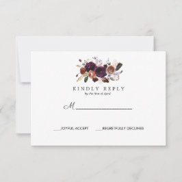 Rustic Plum | Boho bröllop Response OSA