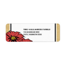 Rustic Poinsettia Helgdag