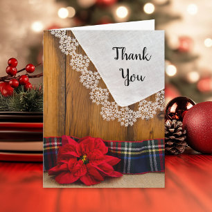 Rustic Poinsettia Play Winter Wedding Tack Kort