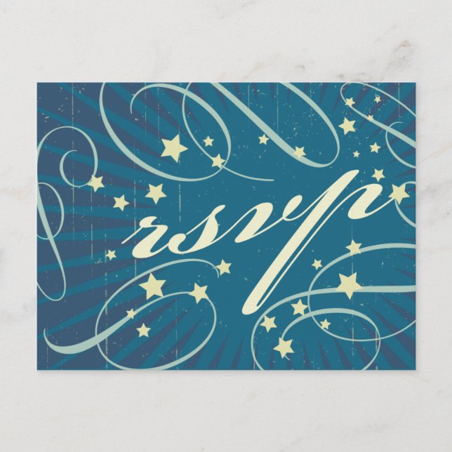 Rustic Poster: Sandy Beach Wedding OSA Inbjudan Vykort (Framsida)