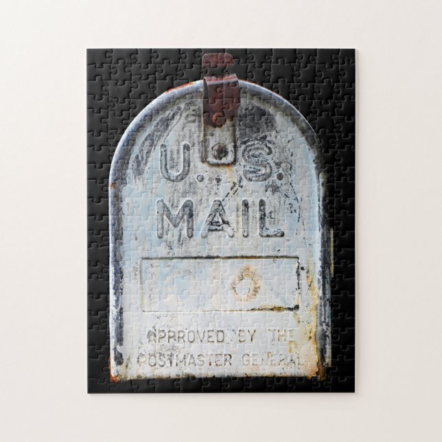 Rustic Postlåda Porträtt Pussel (Vertikal)