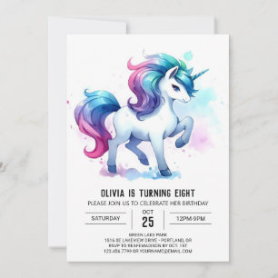 Rustic Printable Horse Birthday Inbjudningar