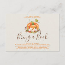 Rustic Pumpkin för en höstschare för bok-fall