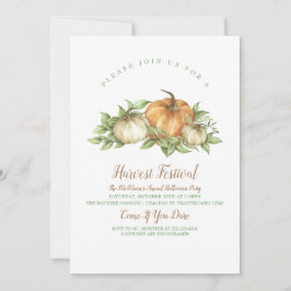 Rustic Pumpkin-inbjudan Inbjudningar