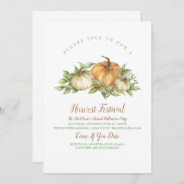 Rustic Pumpkin-inbjudan Inbjudningar