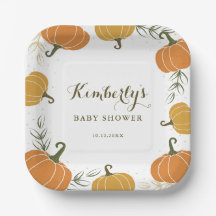 Rustic Pumpkin & Löv Kön Neutral Baby Shower