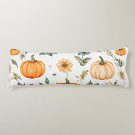 Rustic Pumpkin Mönster Kroppskudde