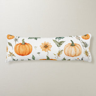Rustic Pumpkin Mönster Kroppskudde