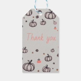 Rustic Pumpkin Presentetikett