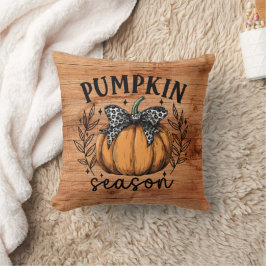 Rustic Pumpkin Season Fall Mysigt Kudde