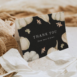 Rustic Pumpkins Fall Baby Shower Tack Kort
