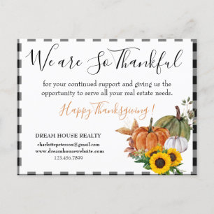 Rustic Real Gods Agent Business Thanksgiving Helg Vykort