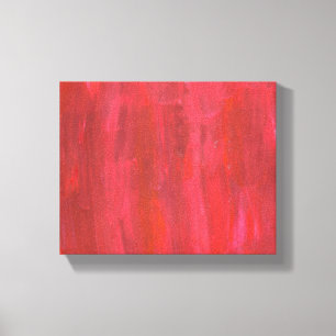 Rustic Red Abstrakt Canvastryck
