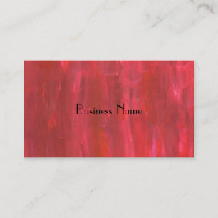 Rustic Red Abstrakt Visitkort