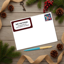 Rustic Red & Black Buffalo Play-Anpassningsbar