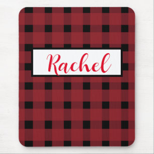Rustic Red Black Gingham Musmatta