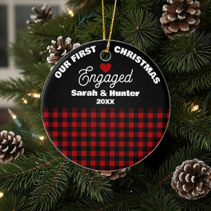 Rustic Red & Black har fyllt vår första julklapp Julgransprydnad Keramik