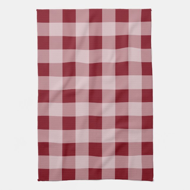 Rustic Red Gingham Kitchen Towel Kökshandduk (Vertikal)