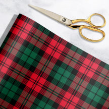 Rustic Red och Grönt Tartan Play Helgdag