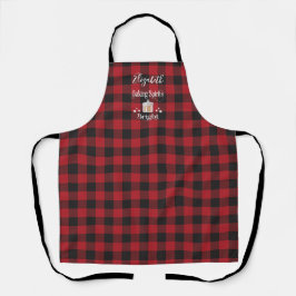 Rustic Red Play Cookies Helgdag Baking Apron