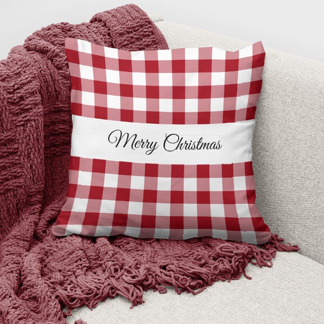 Rustic Red Play God jul Kudde (Skapare uppladdad)