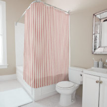 Rustic Red Stripe Fransk Ticking