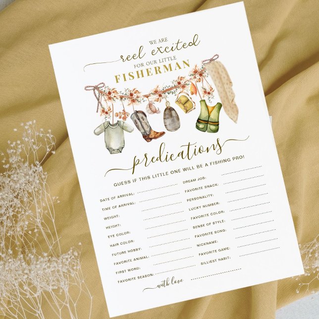 Rustic Reel Excted Fishing Baby Predictions Game (Skapare uppladdad)