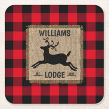Rustic Reindeer Red Buffalo Play Family Namn Tri