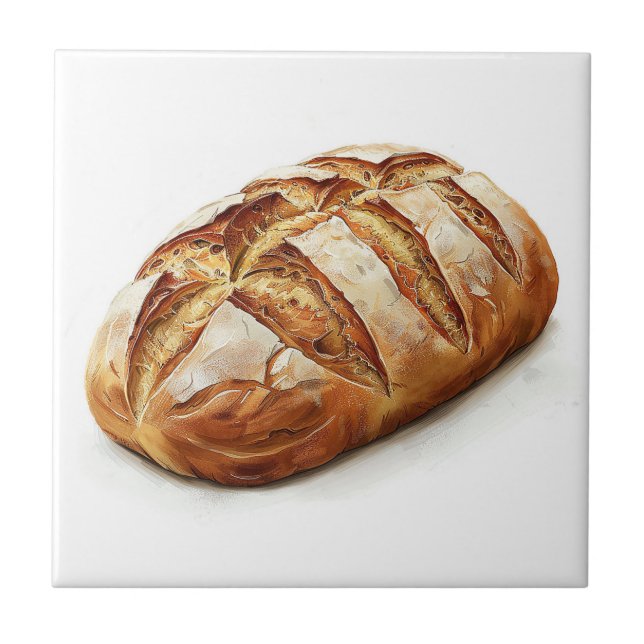 Rustic Retro Farmhouse Kitchen Decor Kakelplatta (Framsidan)