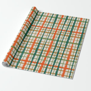 Rustic Retro målade jultomten Mönster Presentpapper