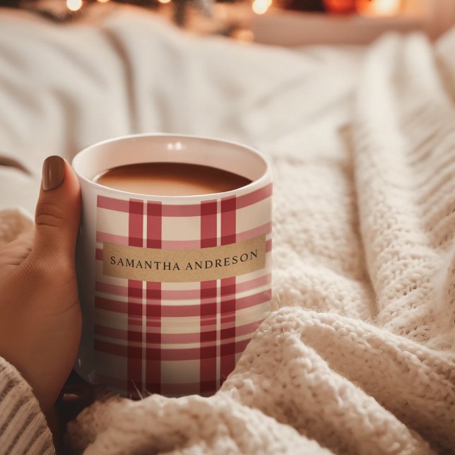 Rustic Reverie | Införande av rött pinne för lantb Kaffemugg (Skapare uppladdad)