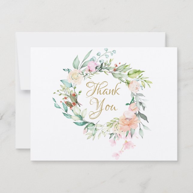 Rustic Ro Garland Business - tackkort Tack Kort (Framsida)