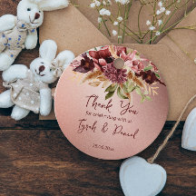 Rustic ro guld terracotta rosor faller bröllop