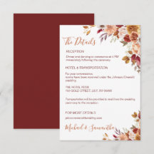 Rustic Ro och Chrysanthemum Fall Wedding