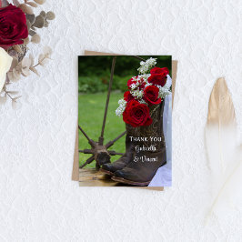 Rustic Ro och Cowboy Boots Bröllop Tack