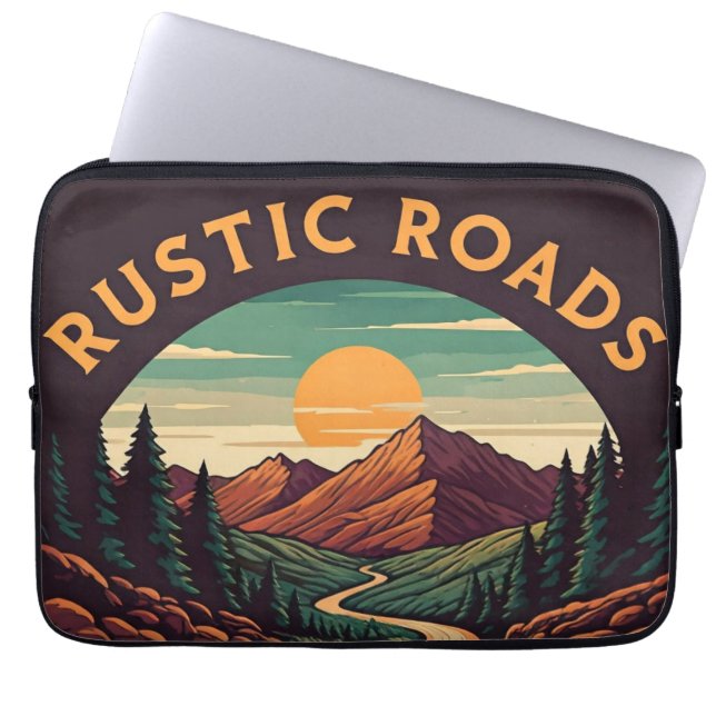Rustic Roads Laptop Fodral (Framsidan)