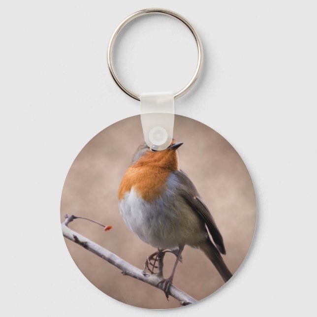 Rustic Robin Nyckelring (Framsida)